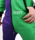 Dospělé dupačky Skippy purple green
