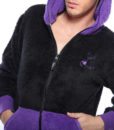 Dospělé dupačky Skippy teddy black purple