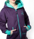 Dospělé dupačky Skippy purple mint