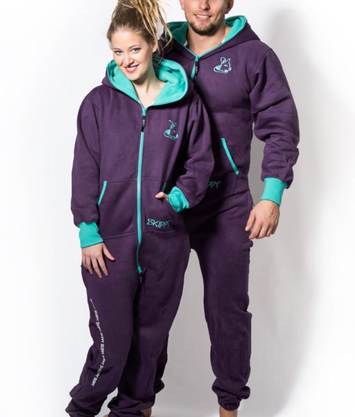 Dospělé dupačky Skippy purple mint