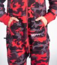 Dospělé dupačky Dupačky camo red