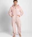 Dospělé dupačky Dupačky velur rose gold