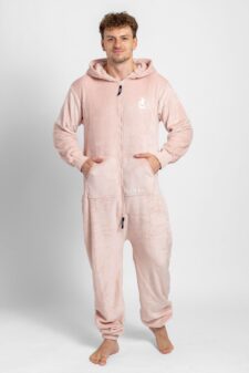 Dospělé dupačky Dupačky velur rose gold