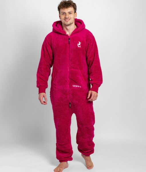 Dospělé dupačky Dupačky teddy raspberry pink
