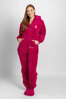 Dospělé dupačky Dupačky teddy raspberry pink