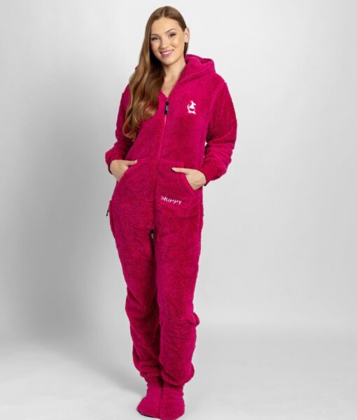 Dospělé dupačky Dupačky teddy raspberry pink