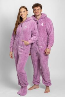 Dospělé dupačky Dupačky teddy dusty mauve