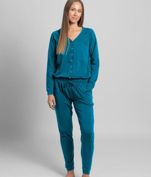 Dospělé dupačky Overal Traumatka Je tu bordel petrol Dospělé dupačky Overal Traumatka Je tu bordel petrol