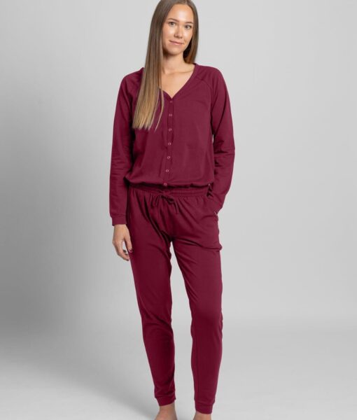 Dospělé dupačky Overal Traumatka Zvládnu všechno sangria