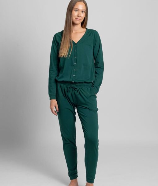 Dospělé dupačky Overal Traumatka Zvládnu všechno dark emerald Dospělé dupačky Overal Traumatka Zvládnu všechno dark emerald